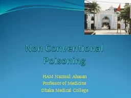 Non Conventional Poisoning
