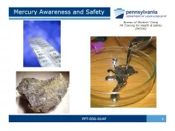 Mercury Awareness and Safety