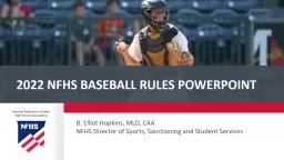 2022 NFHS Baseball Rules