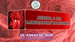 1 ANEMIA & Its Laboratory Diagnosis