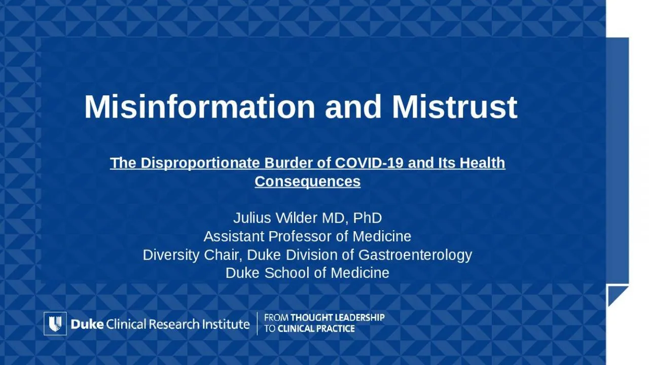 PPT-Misinformation and Mistrust