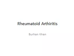 Rheumatoid  Arthiritis Burhan