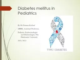 Diabetes mellitus in Pediatrics