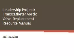 Leadership Project: Transcatheter