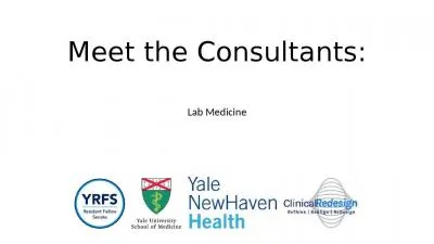 Meet the Consultants: Lab Medicine