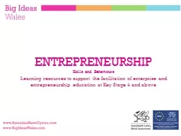 Learning resources to support the facilitation of enterprise and entrepreneurship education at Key