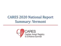 CARES 2020 National Report Summary: Vermont