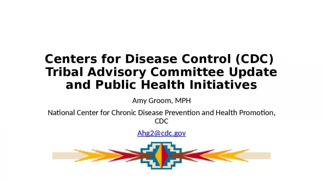 PPT-Centers for Disease Control (CDC)