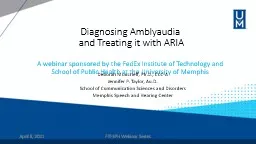 Diagnosing Amblyaudia  and Treating it with ARIA