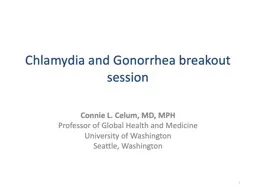 Chlamydia and Gonorrhea breakout session