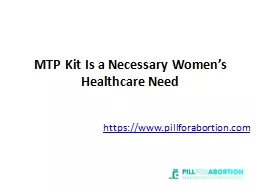 MTP Kit Is a Necessary Women’s Healthcare Need