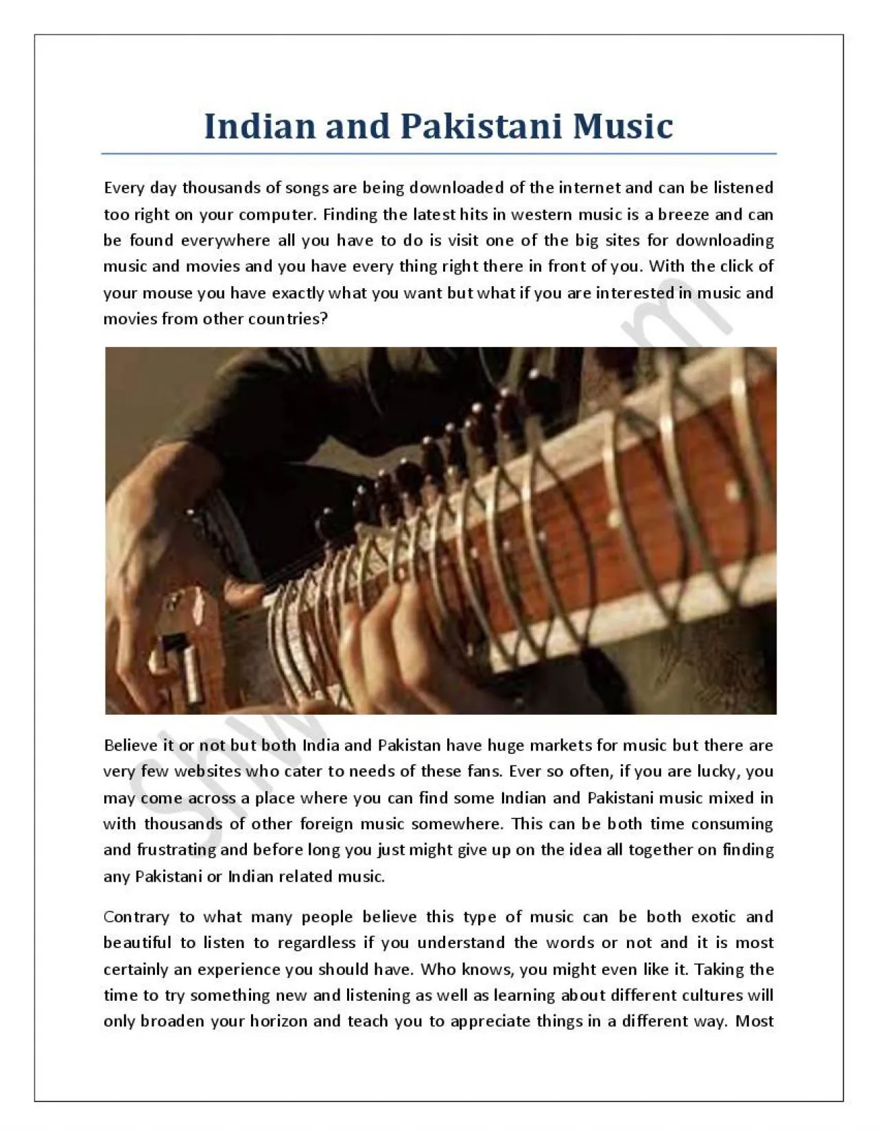 PDF-Indian and Pakistani Music