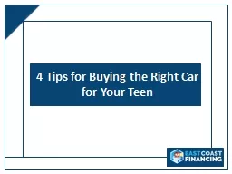 Tips For Buying The Right Car For Your Teen
