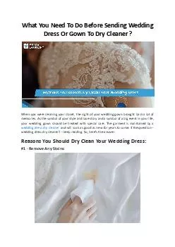 What You Need To Do Before Sending Wedding Dress Or Gown To Dry Cleaner - Prime Laundry
