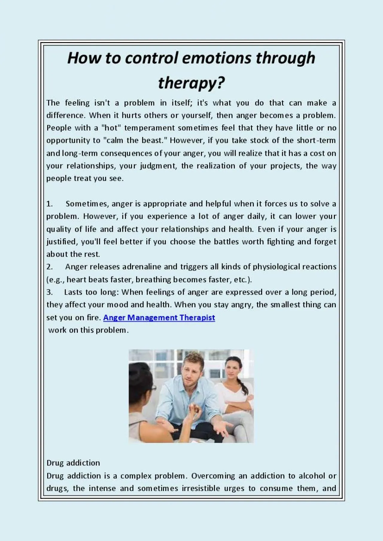 PDF-How to control emotions through therapy?