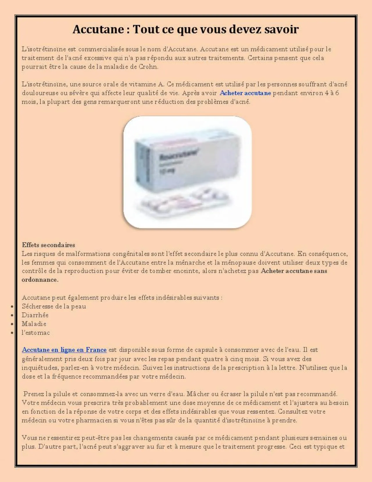 PDF-Accutane : Tout ce que vous devez savoir