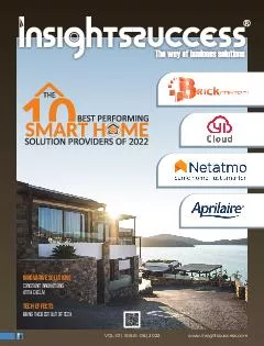 10 Best Performing Smart Home Solution Providers, Jan-2022