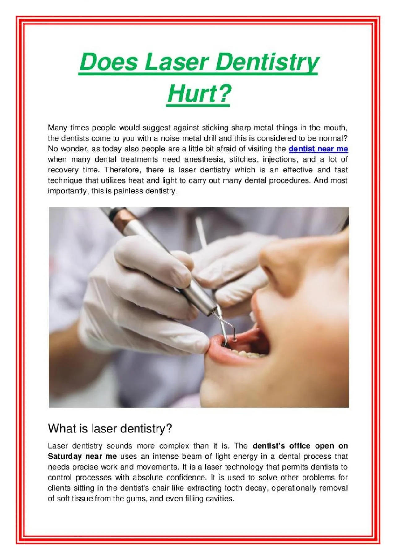 PDF-Does Laser Dentistry Hurt?