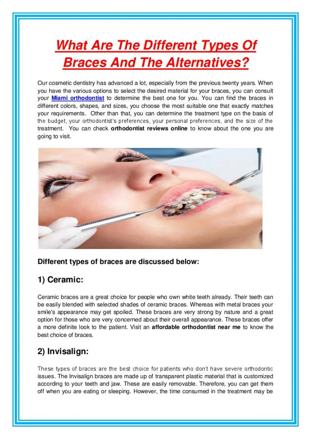 PDF-What Are The Different Types Of Braces And The Alternatives?