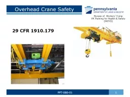 Overhead Crane Safety 1 PPT-080-01