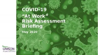 COVID-19 “At Work” Risk Assessment