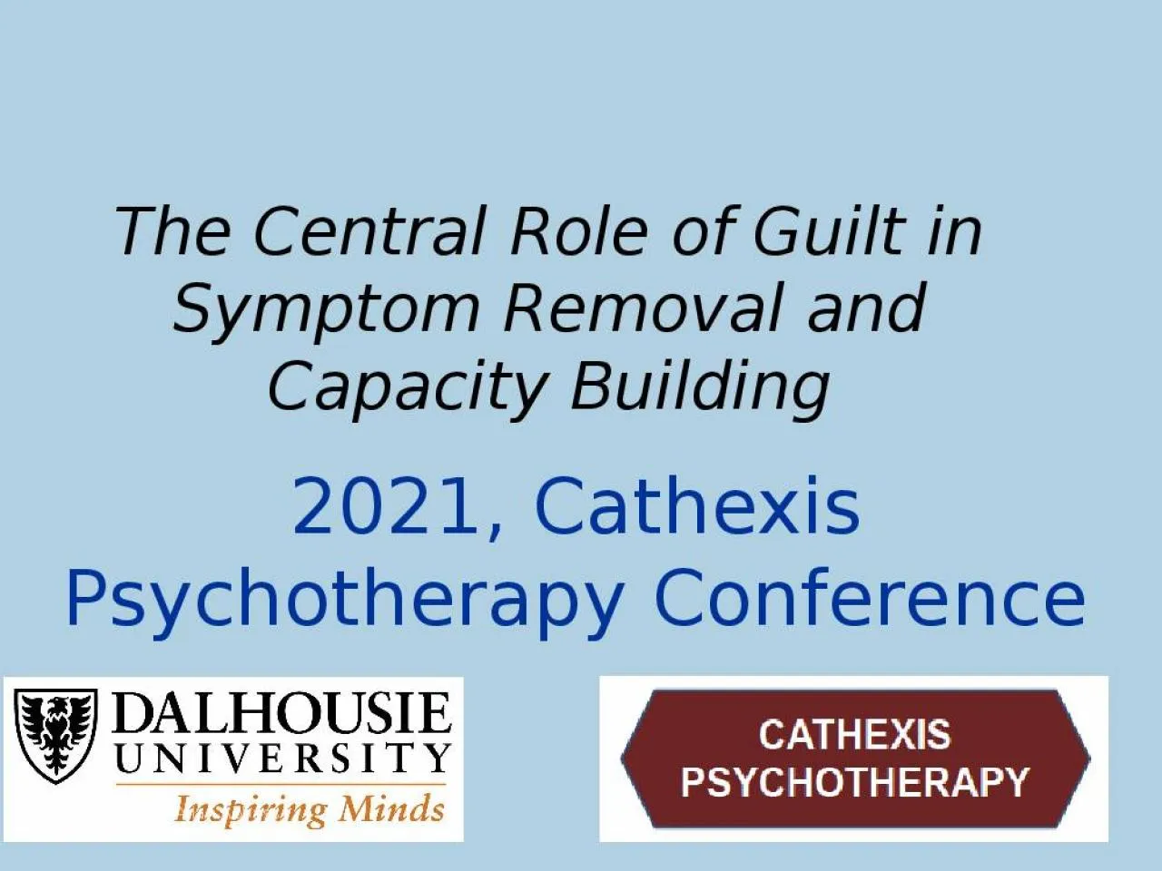 PPT-2021, Cathexis Psychotherapy Conference