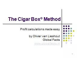 1 The Cigar Box ®  Method