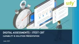 Digital Assessments - iTEST CBT