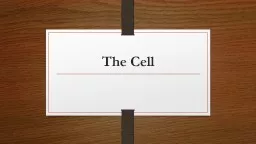 The  Cell Types of  Cells