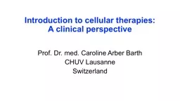 PPT-Introduction to cellular therapies: