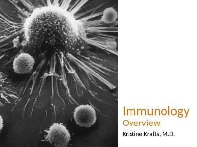 Immunology Kristine Krafts, M.D.