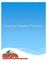 Corporate Support Program