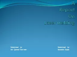 A  Report   O n  Laser  w
