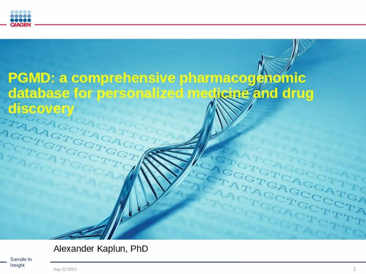 PPT-Alexander Kaplun, PhD Sep 22 2015