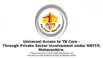 Universal Access to TB Care -