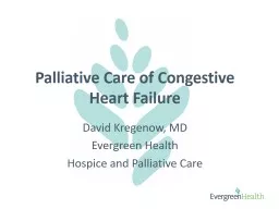 Palliative Care of Congestive