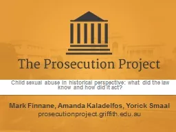Child sexual abuse in historical perspective: what did the law know and how did it act?