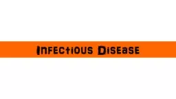 Infectious Disease Introduction