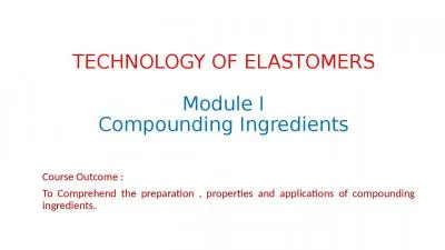 TECHNOLOGY OF ELASTOMERS