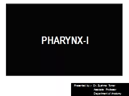 PHARYNX-I Presented by :-  Dr.
