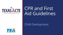 CPR and First Aid Guidelines