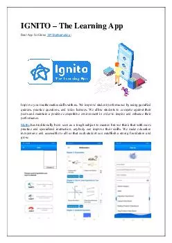 Ignito – The Learning App