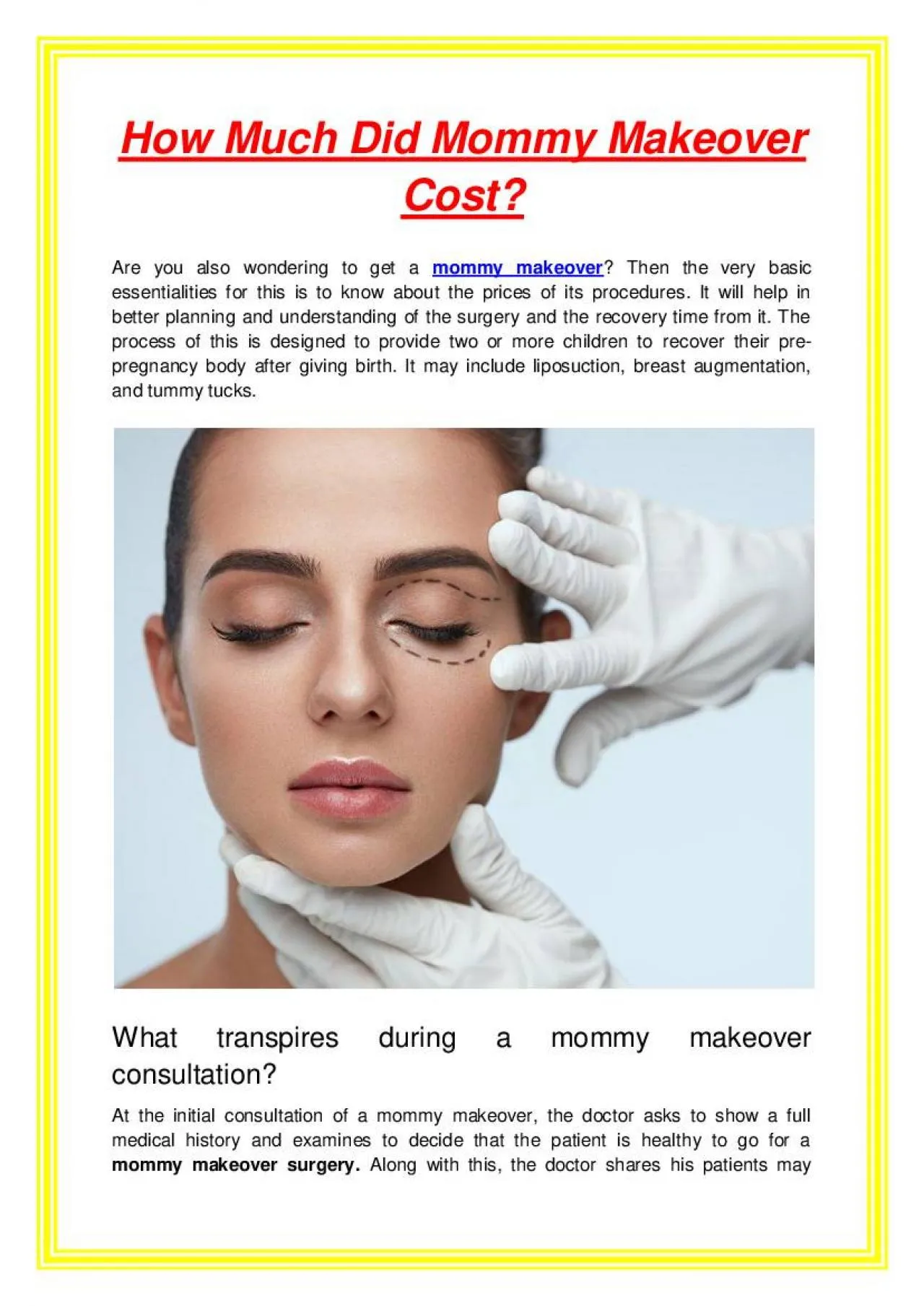 PDF-How Much Did Mommy Makeover Cost?