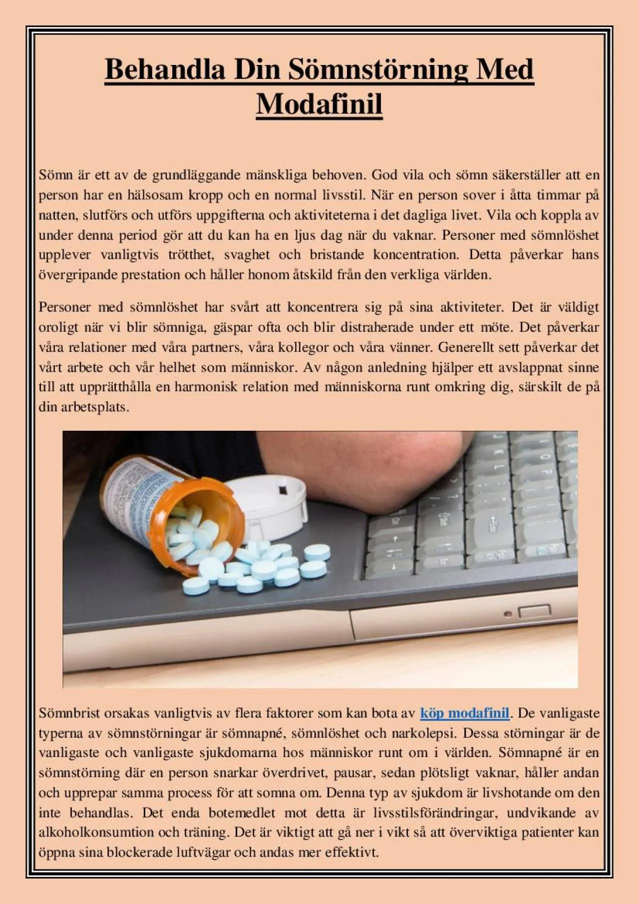 PDF-Behandla Din Sömnstörning Med Modafinil