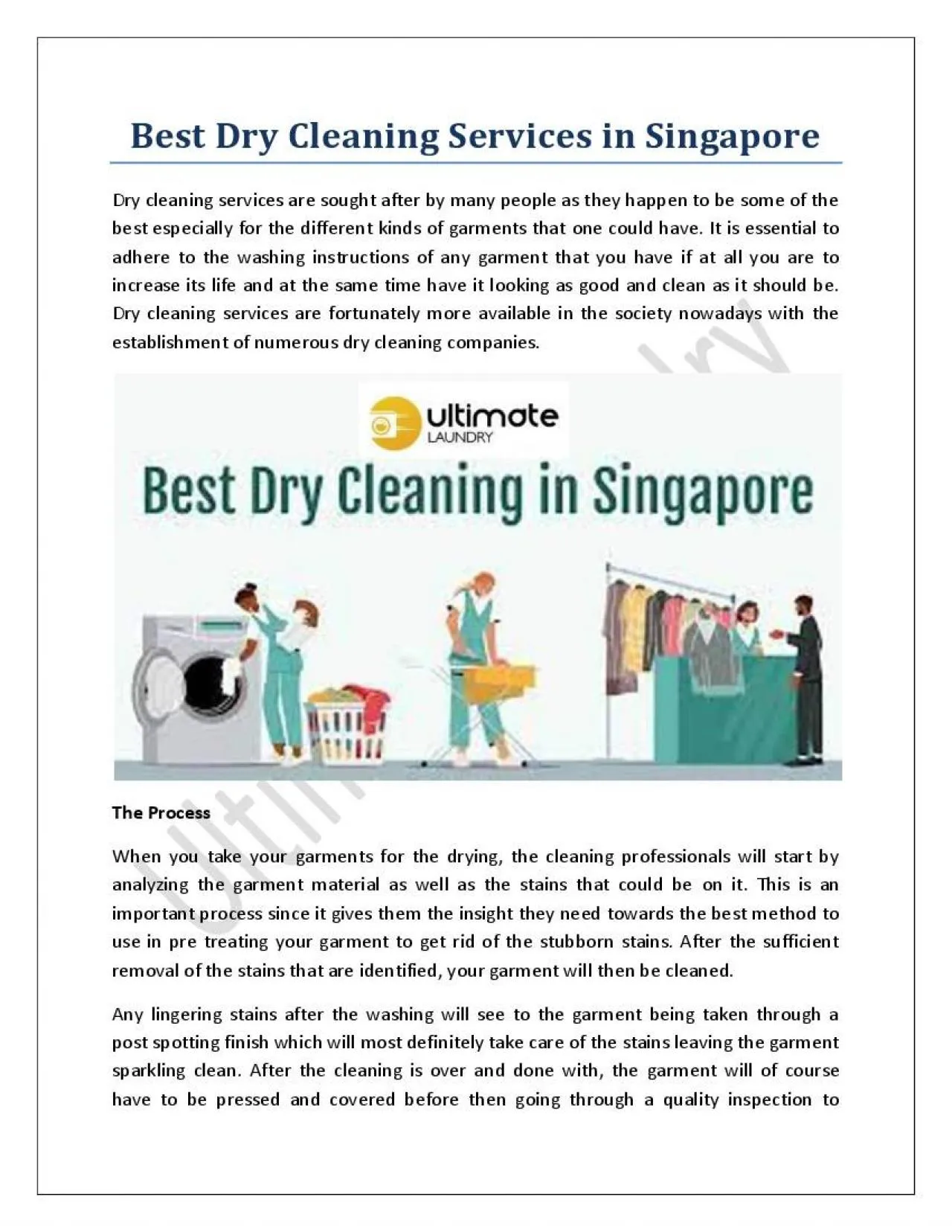 PDF-Best Dry Cleaning Services in Singapore