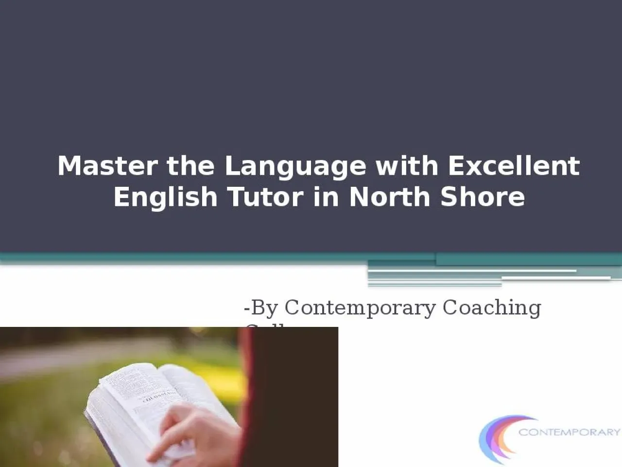 PPT-English Tutor North Shore