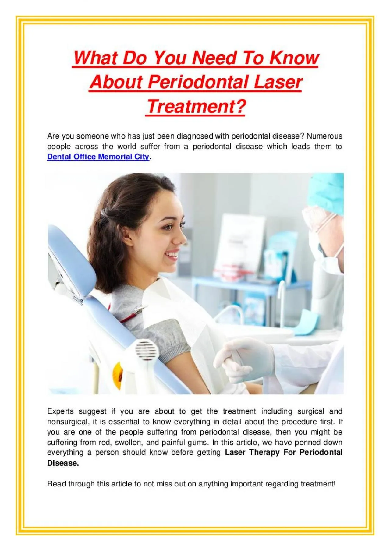 PDF-What Do You Need To Know About Periodontal Laser Treatment?