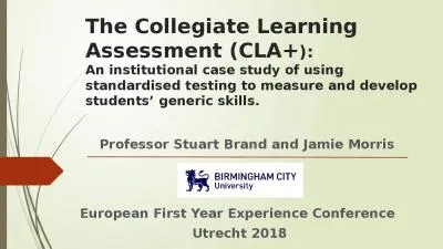 The Collegiate Learning Assessment (CLA+