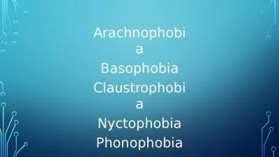 Arachnophobia Basophobia