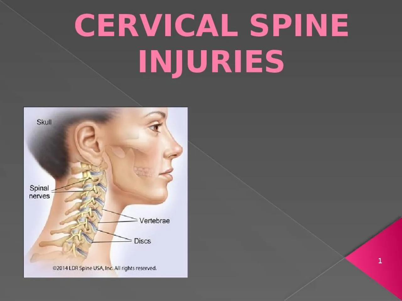 PPT-CERVICAL SPINE INJURIES 1